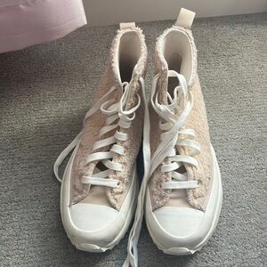 Barely Worn fuzzy converse